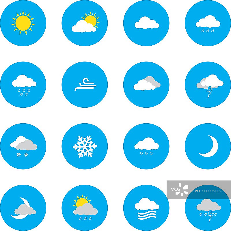 天气预报图片素材