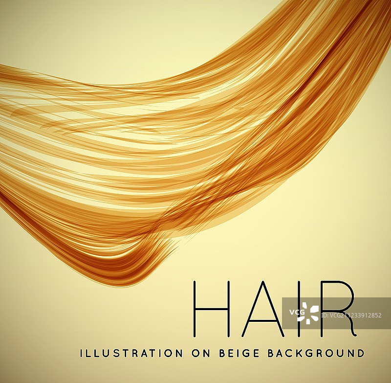 人类长发特写图片素材