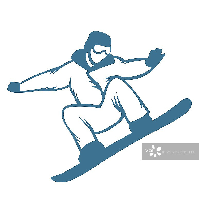 滑雪胜地标志徽章标签图片素材