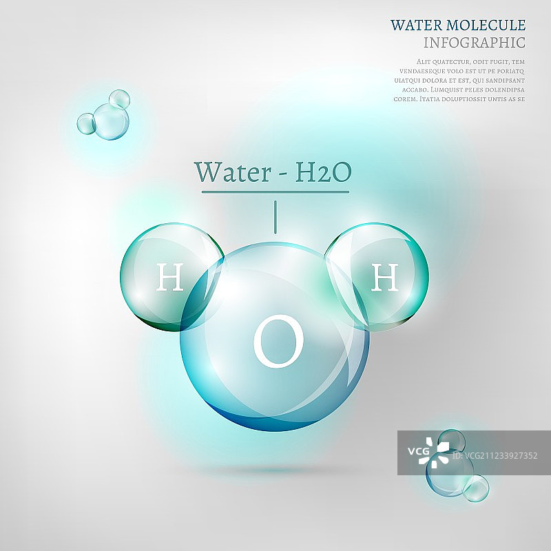 水分子图片素材