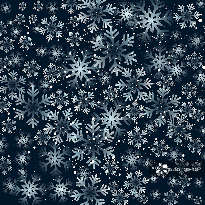 圣诞雪花背景图片素材