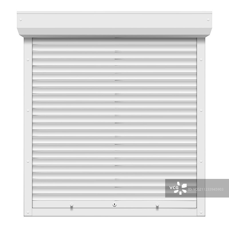白色背景上的百叶窗图片素材