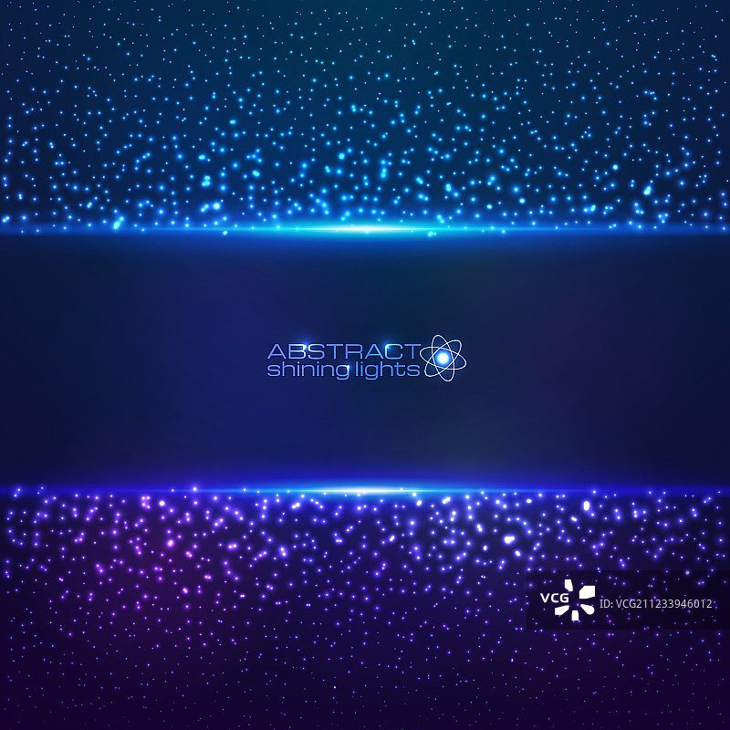 蓝色星尘抽象背景图片素材