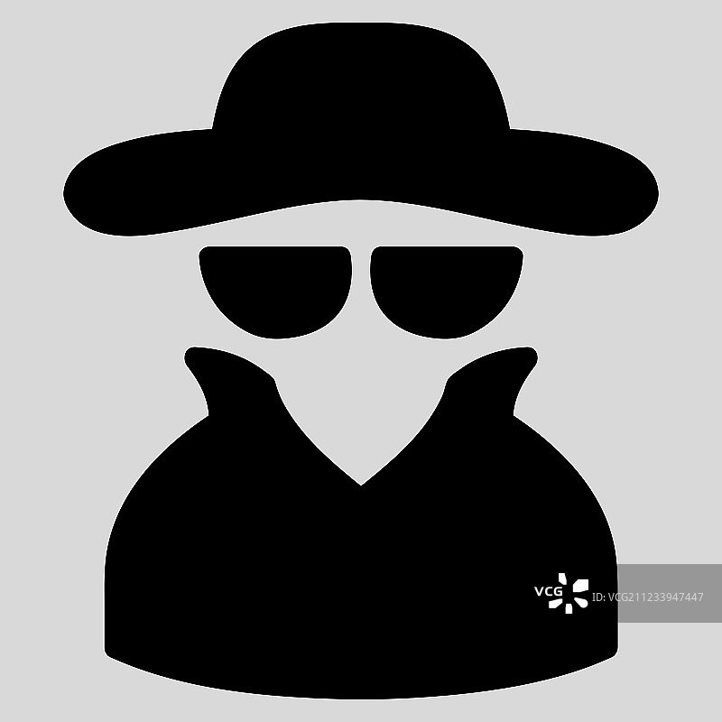 来自商业双色套装的间谍图标图片素材