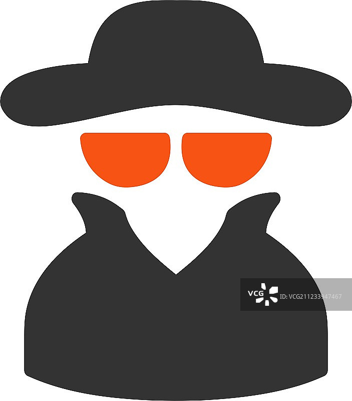 来自商业双色套装的间谍图标图片素材