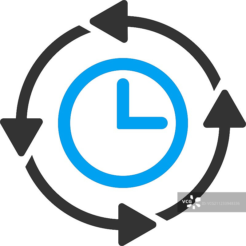 时光倒流时钟图标图片素材