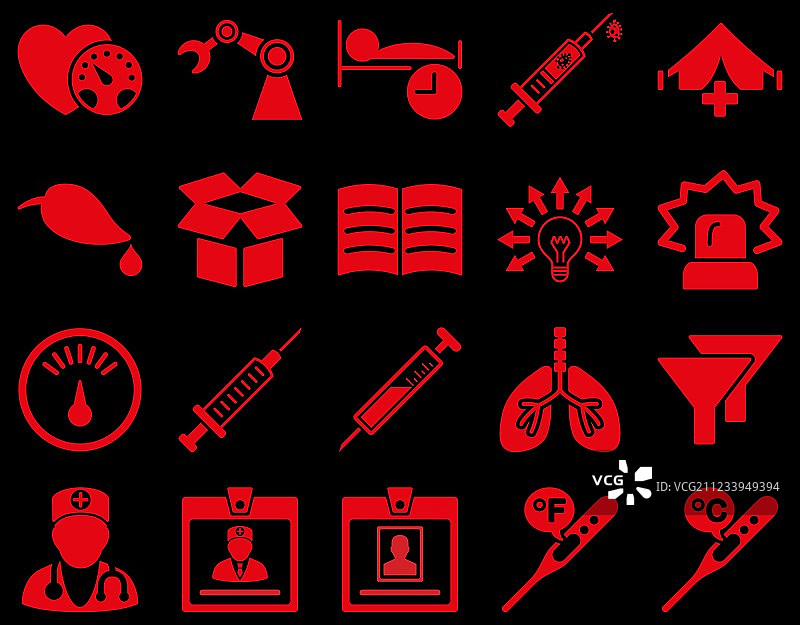 医学二色的图标图片素材