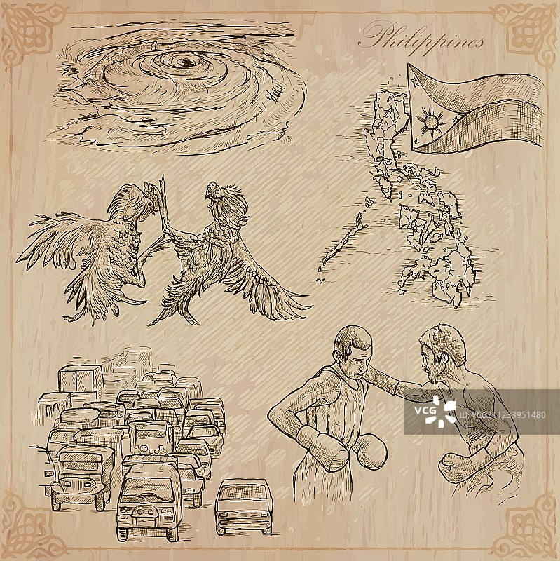 菲律宾手绘包图片素材