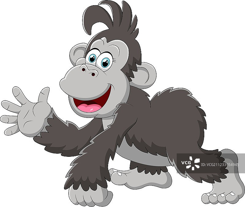 卡通大猩猩图片素材