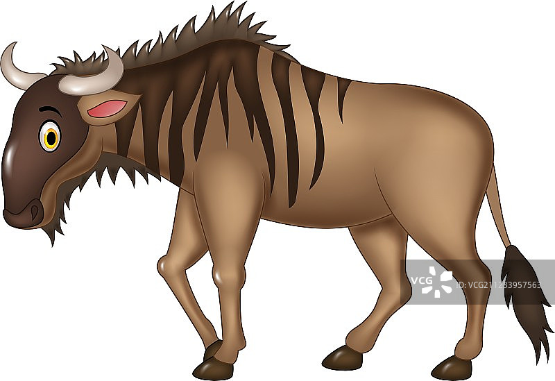 卡通可爱角马图片素材