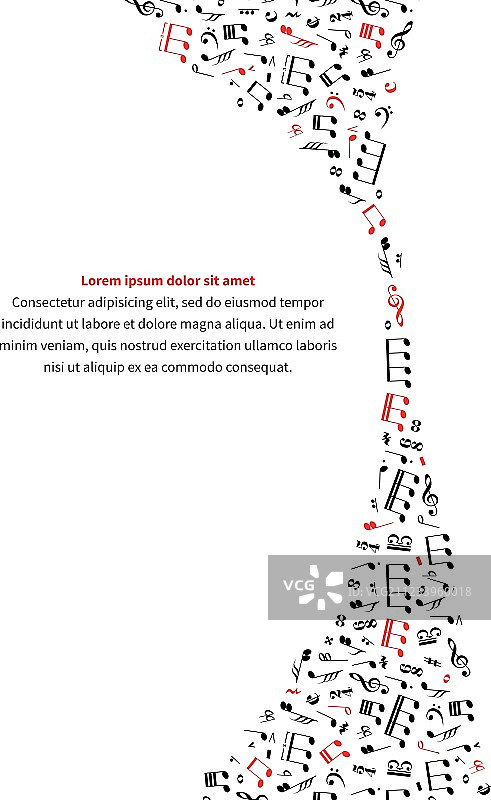 竖版音乐背景模板图片素材