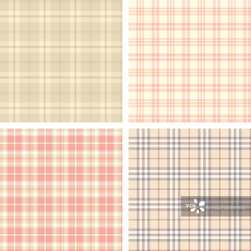 无缝格子图案合集图片素材