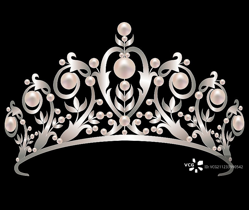 珍珠头饰图片素材