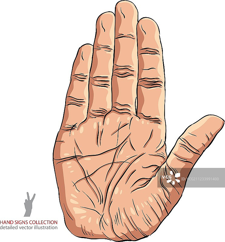 停止手势标志图片素材