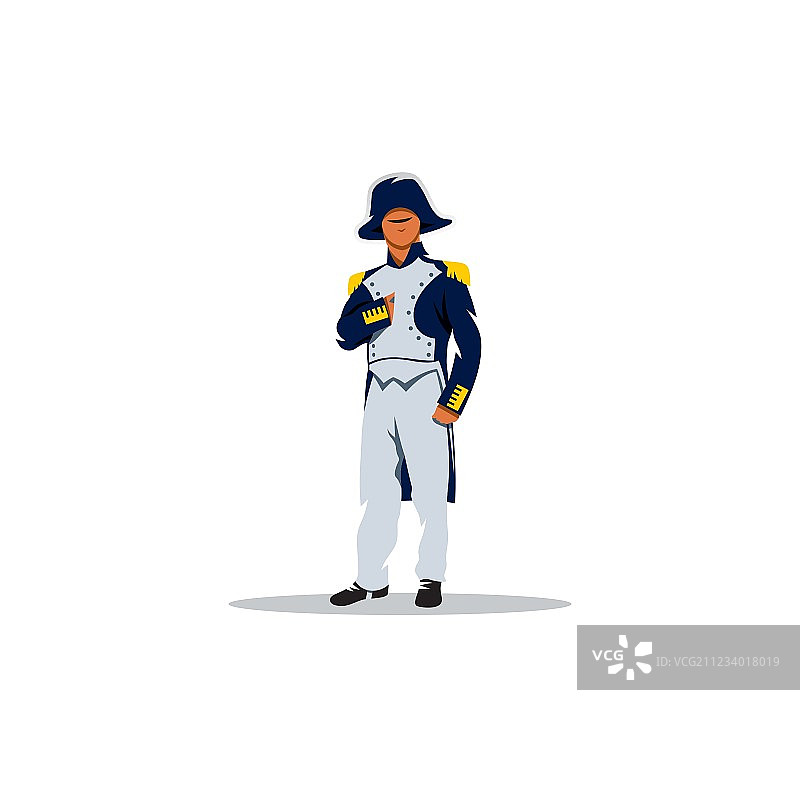 拿破仑·波拿巴卡通人物图片素材