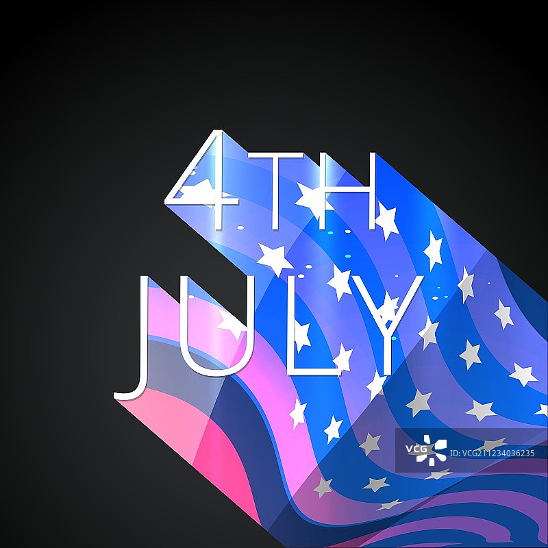 时尚7月4日背景图片素材