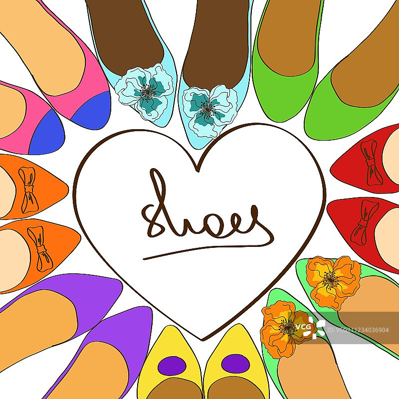 芭蕾平底鞋图片素材