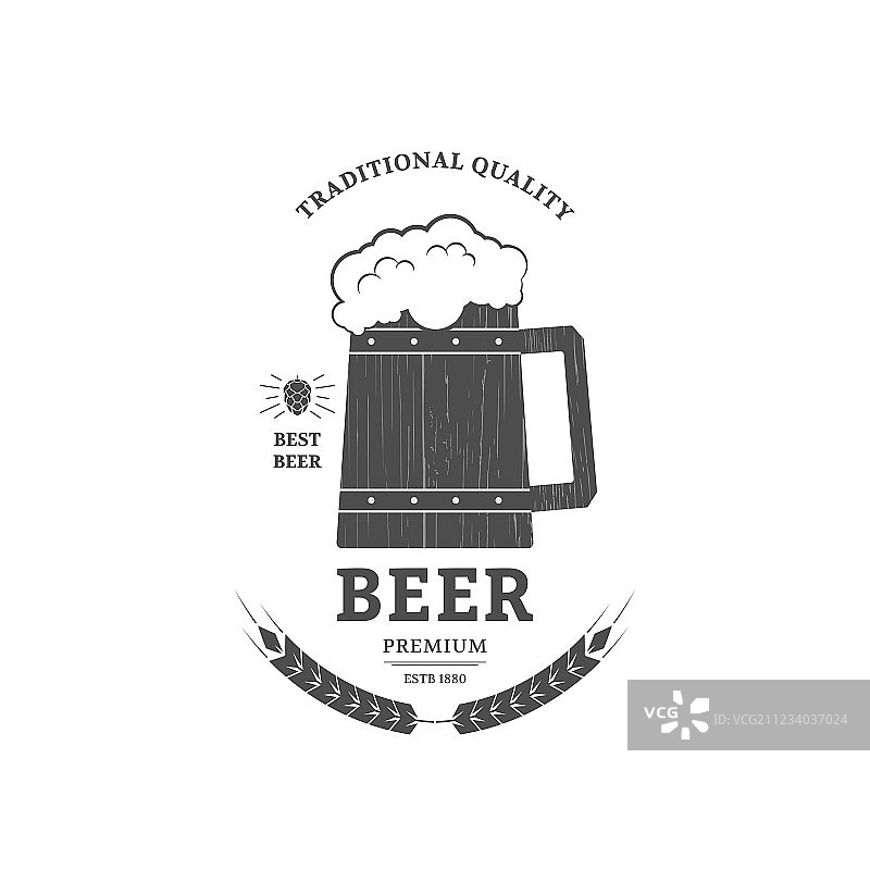 啤酒杯图片素材