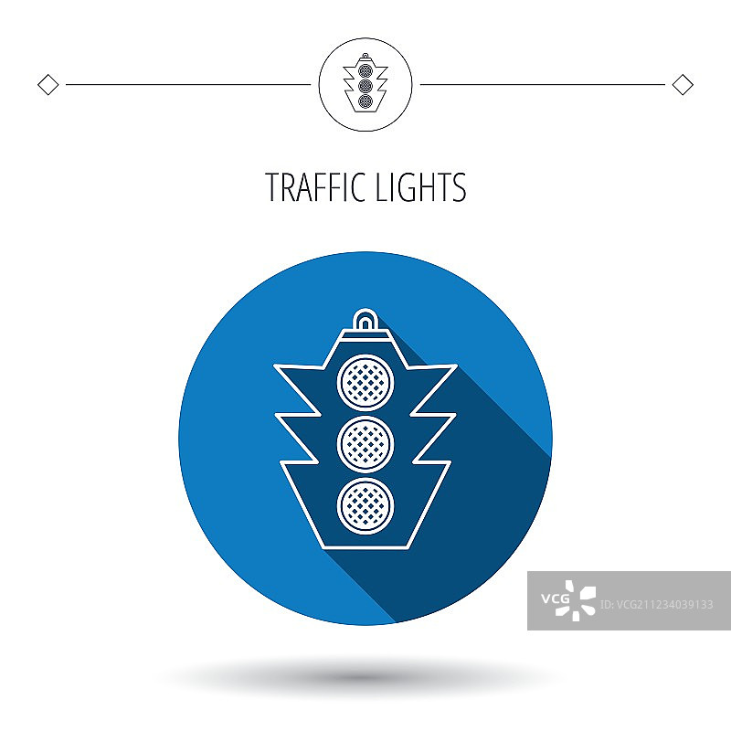 交通信号灯图标，安全指示图片素材