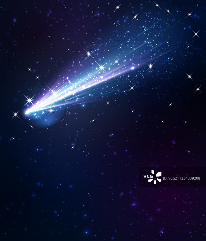 彗星背景图片素材