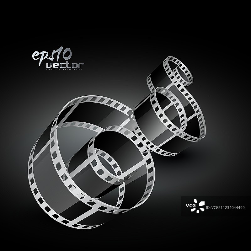 电影胶片卷轴图片素材