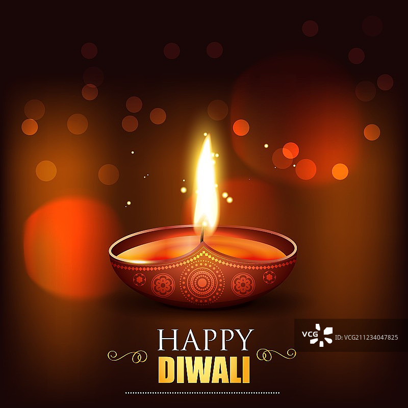 排灯节闪亮背景图片素材