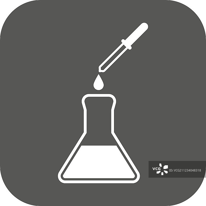 化学图标：测试与分析遗传学图片素材