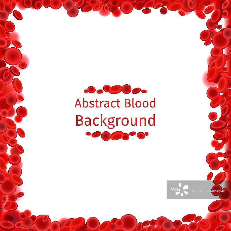用于医疗海报的血细胞框架图片素材