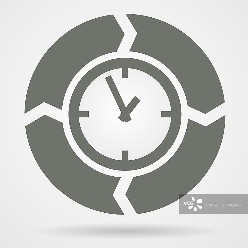 时间循环Web图标图片素材