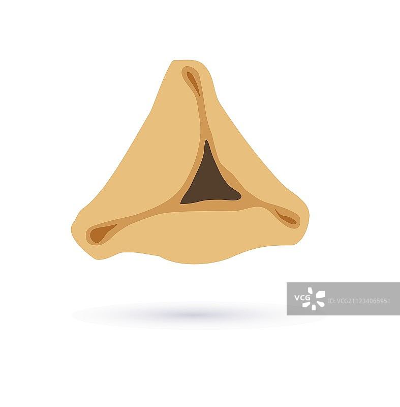 光明节美食哈曼塔申犹太象征图片素材