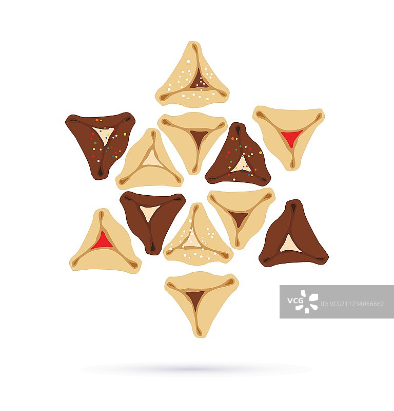 美味哈曼塔申饼干套装图片素材