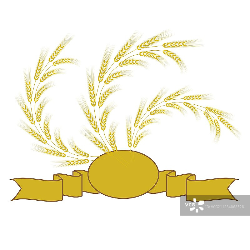 小麦符号图片素材
