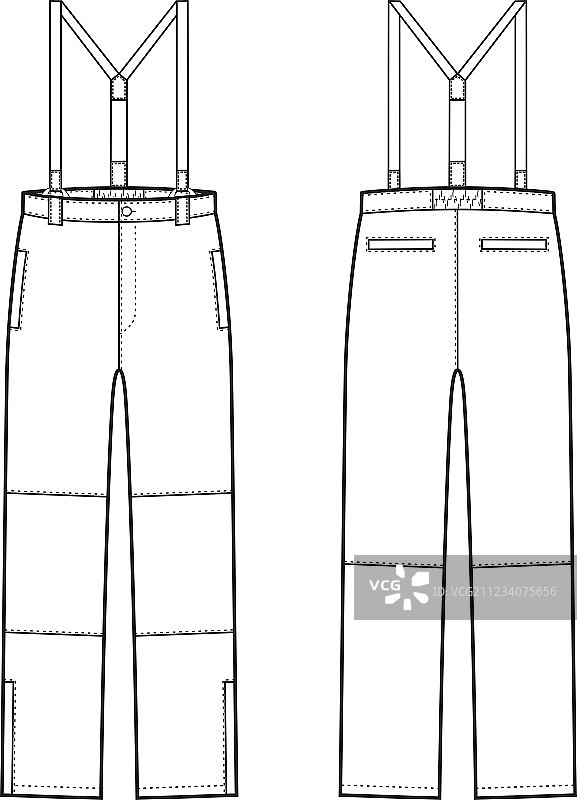 工作裤图片素材