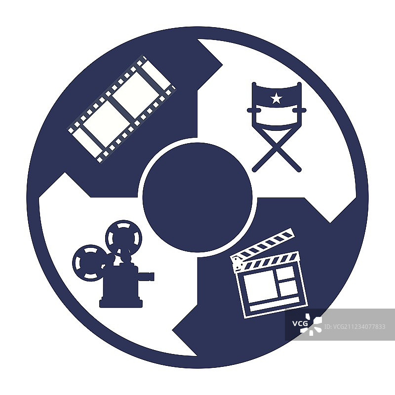 电影院图标设计图片素材