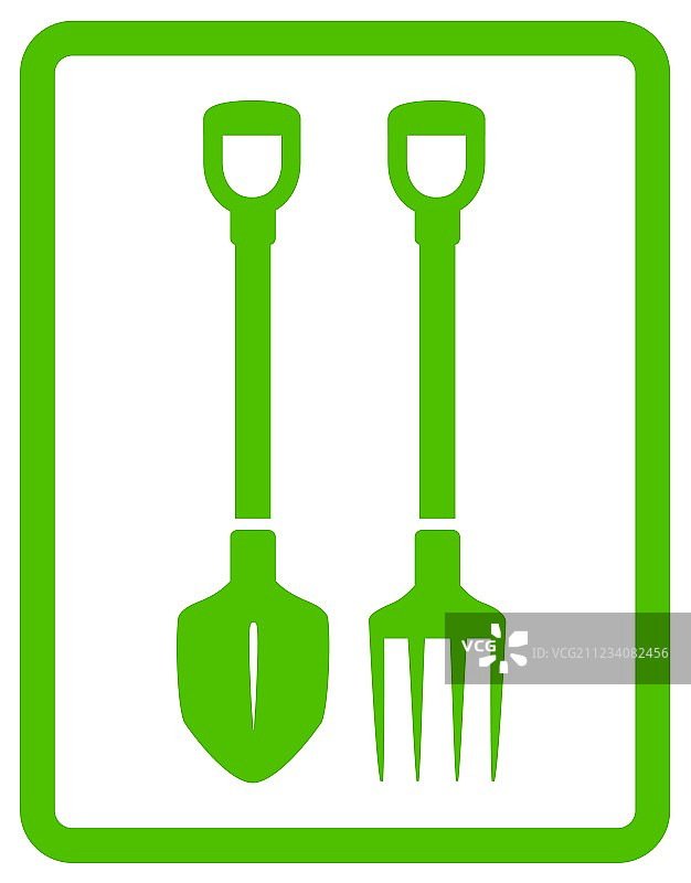 花园景观工具图标图片素材