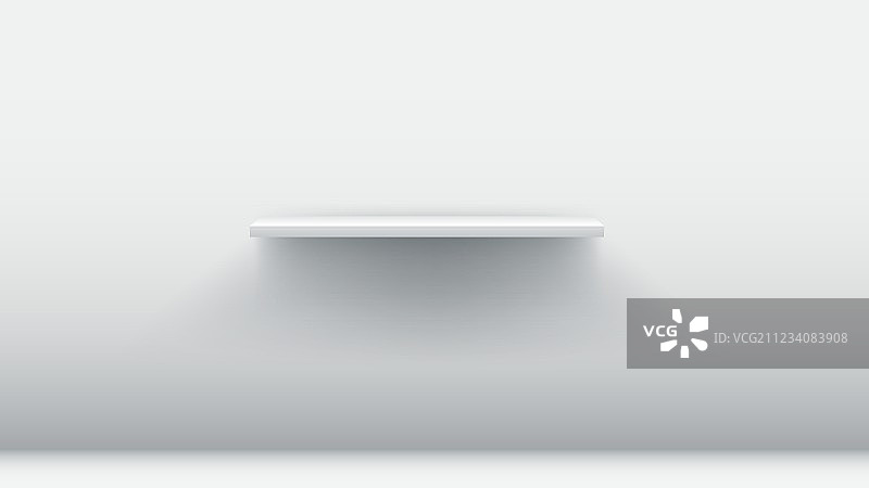 白色空置货架图片素材