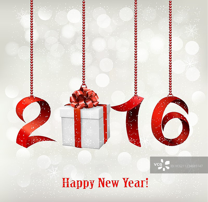 2016新年礼物背景图片素材