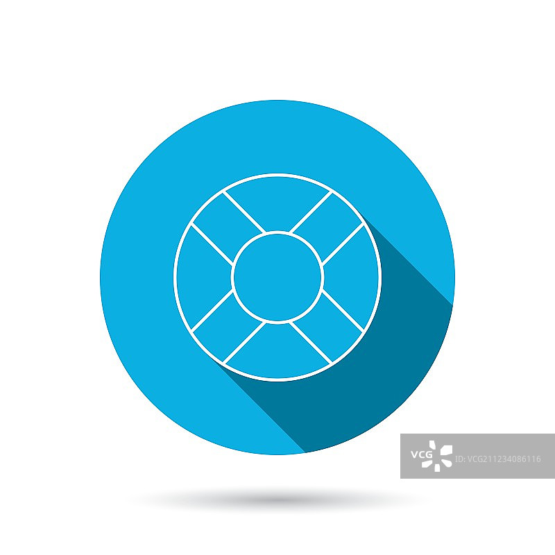 救生圈图标，救生带标志图片素材