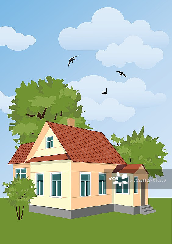 乡村住宅图片素材