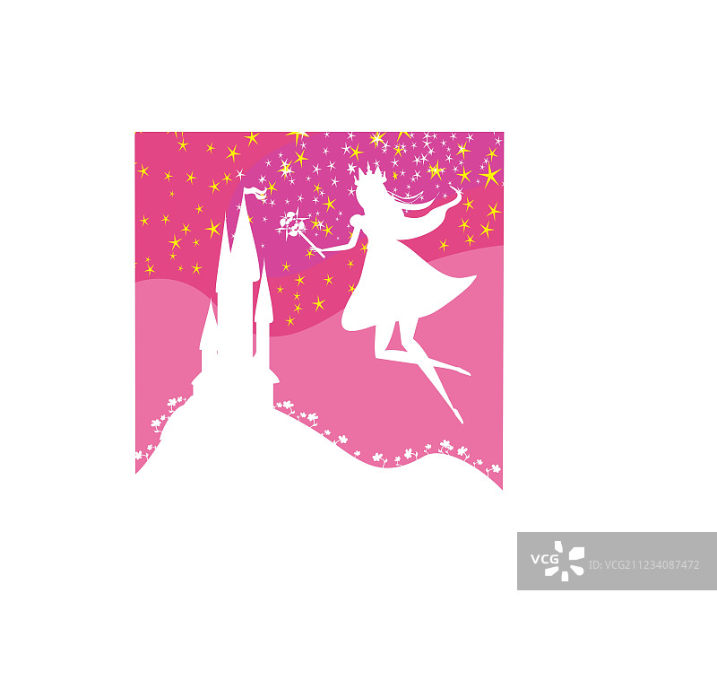 神奇童话公主城堡图片素材