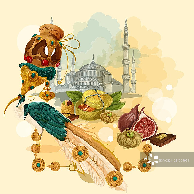 东方糖果套装图片素材