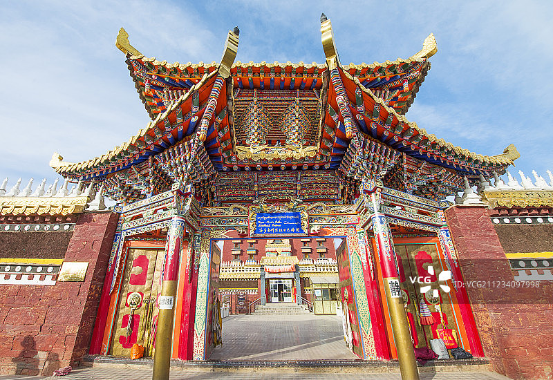 米拉日巴佛阁图片素材