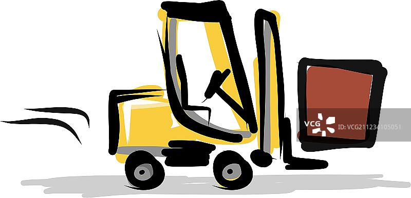 用于设计的装载机工程设备图片素材