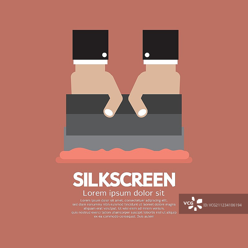 丝网印刷工人图片素材