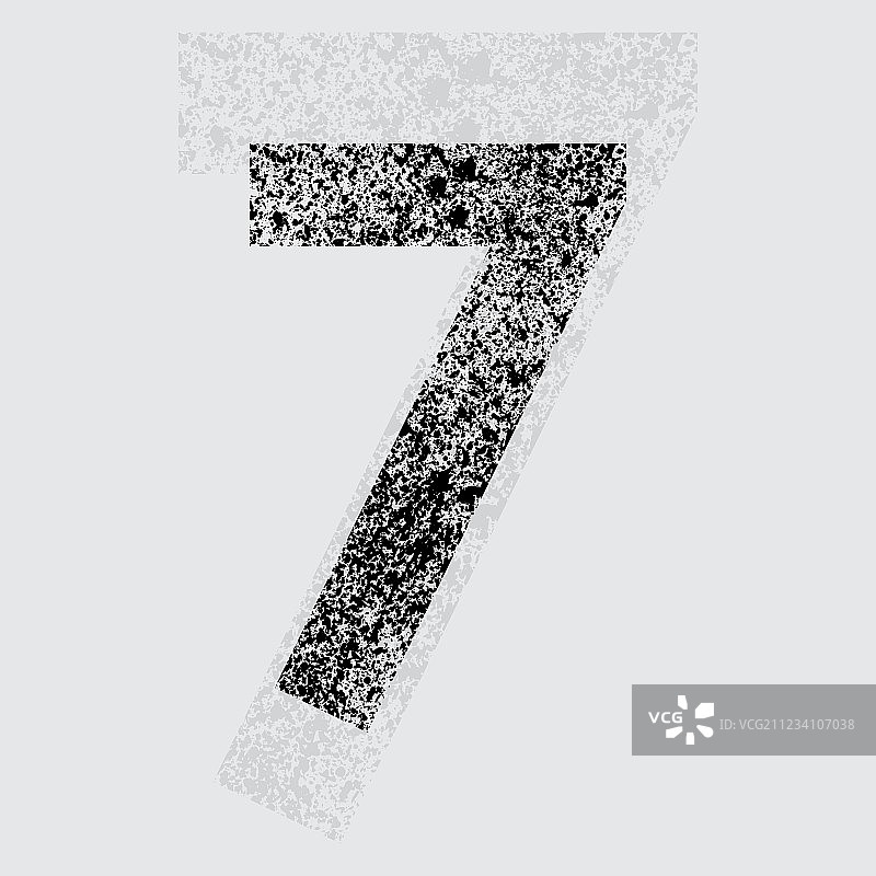 数字7图片素材