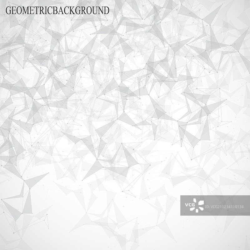 灰色分子通信图形背景图片素材