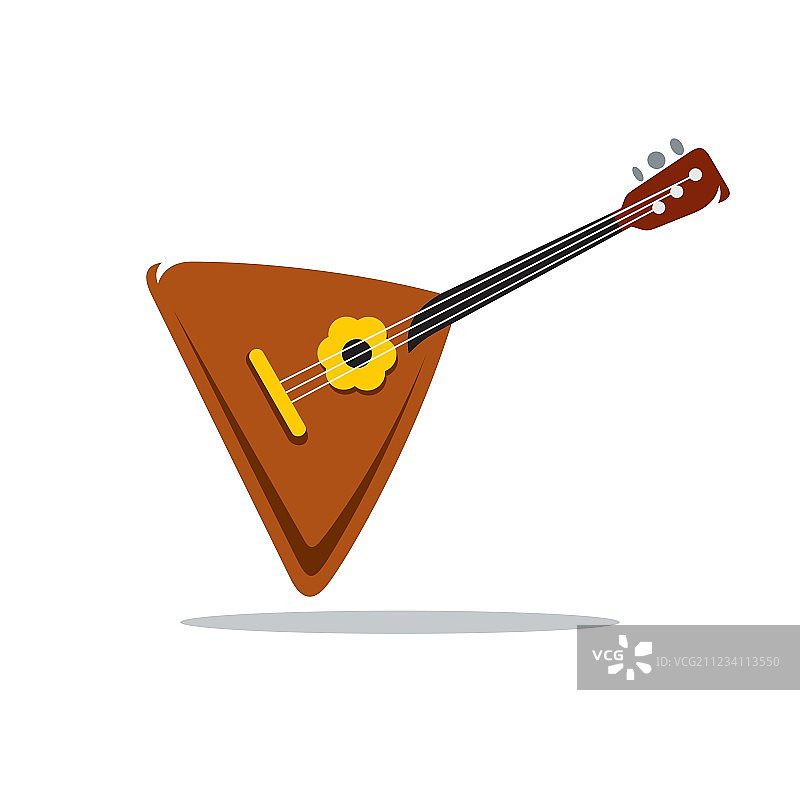 巴拉莱卡琴卡通图片素材