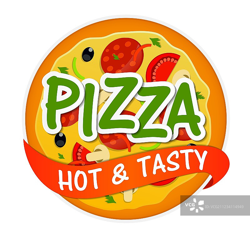 披萨图标菜单模板图片素材