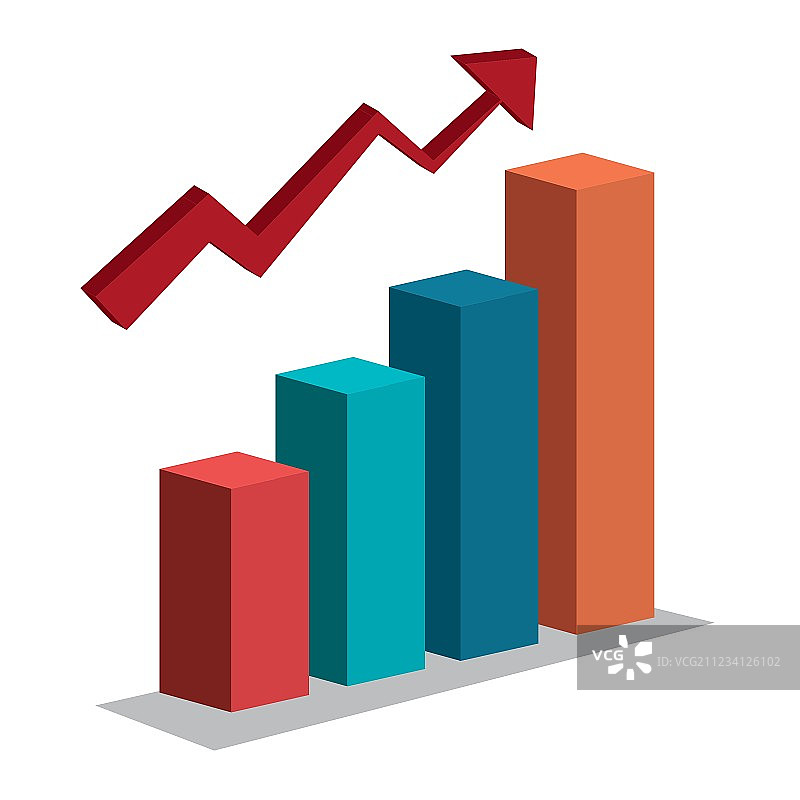 商业利润增长图片素材