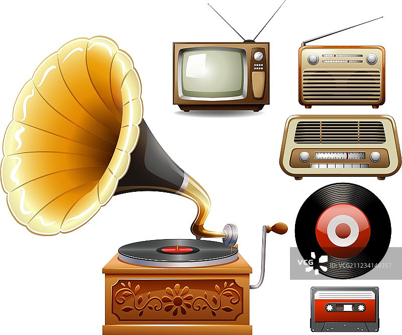 旧时代的电气设备图片素材